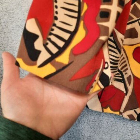 BIRCH HILL Geo Bead Open Front Jacket Lined Coat Light Blazer 3/4 Sleeve Size L - Picture 10 of 10